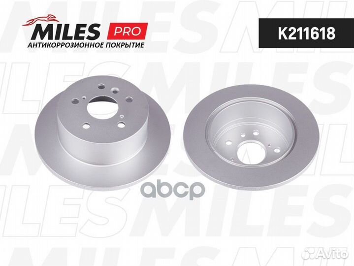 Диск тормозной toyota camry V40 06-11 задний k2