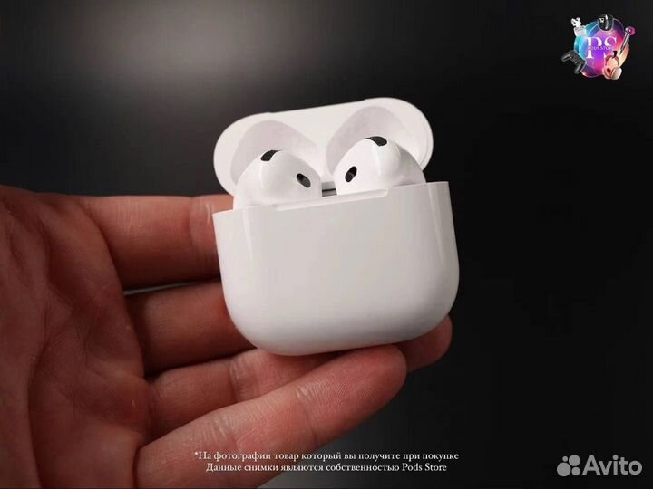 Беспроводные AirPods 4: Удобство и стиль