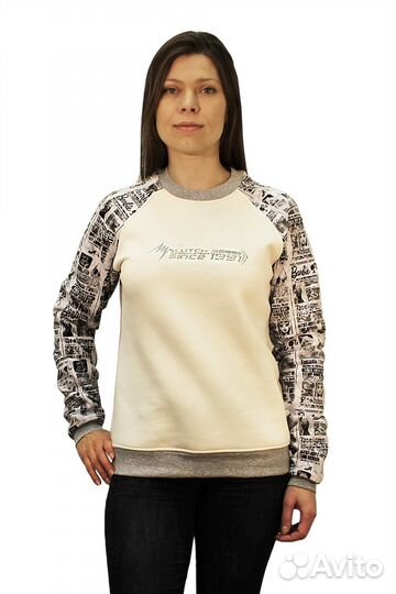 Толстовка с рукавом Барби женская