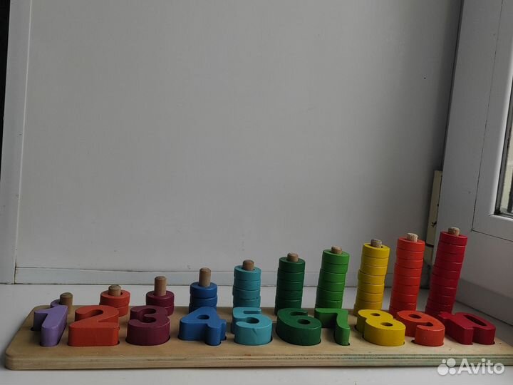 Развивающий деревянный сортер Монтессори