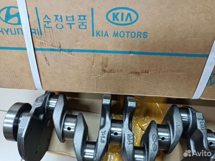 Коленвал на hyundai solaris 1 6