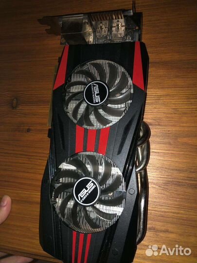 Видеокарта R9 270x 2gb на запчасти