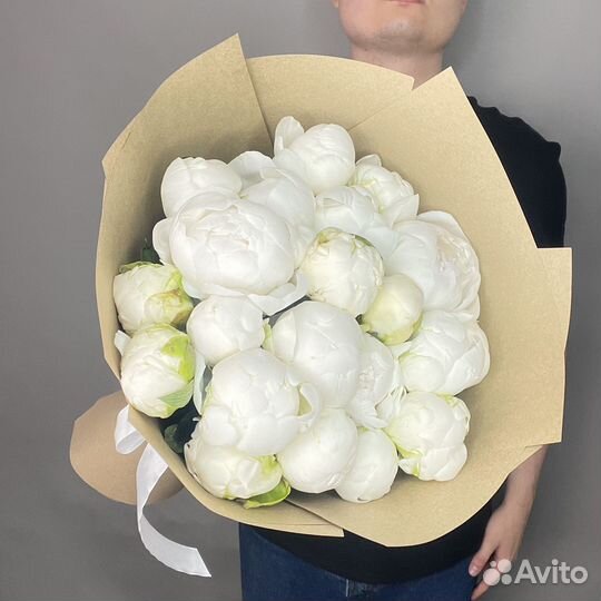 Пионы свежие