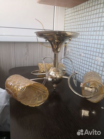 Люстра потолочная бу