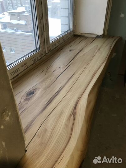 Подоконник деревянный из массива