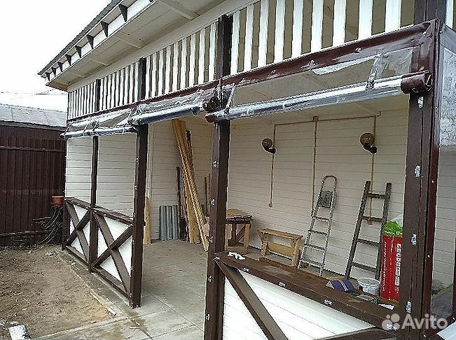 Мягкие окна для беседки