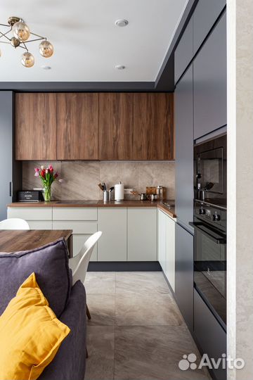 Кухня на заказ с буфетом под заказ