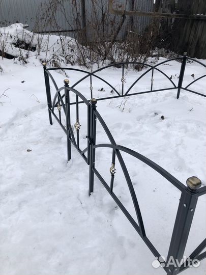 Оградки ритуальные на кладбище
