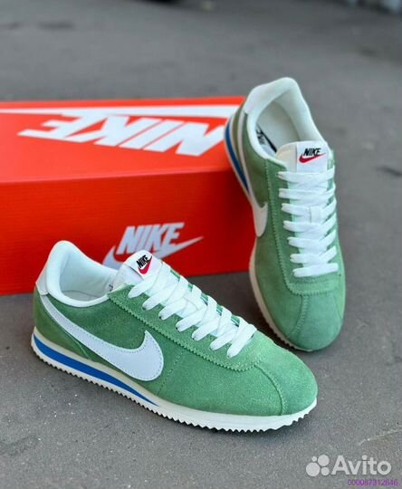 Кроссовки nike cortez vintage chlorophyll green