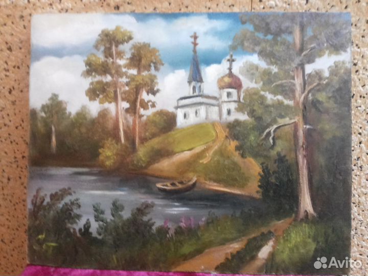 Картины, оргалит, масло. 11 шт