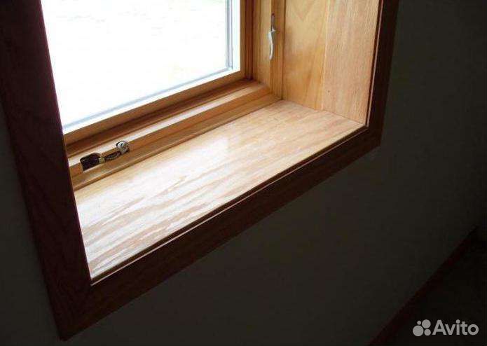 Подоконник деревянный