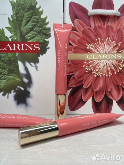 Clarins natural LIP perfector блеск для губ