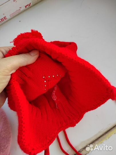 Шапка детская для девочек 46см