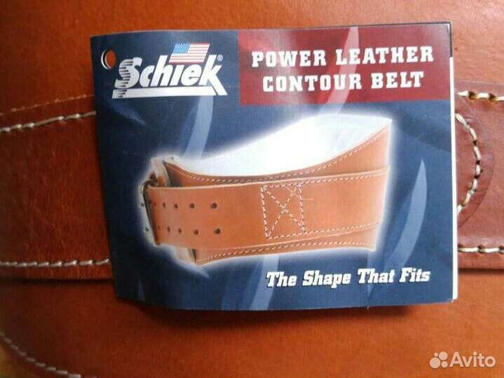Пояс штангиста Schiek натуральная кожа