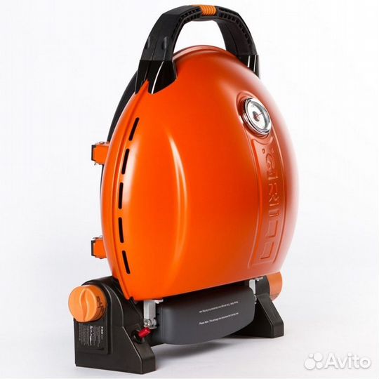 Газовый гриль O-grill 800T оранжевый orange + адап