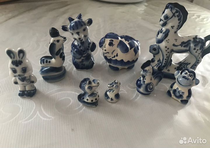 Гжель фигурки