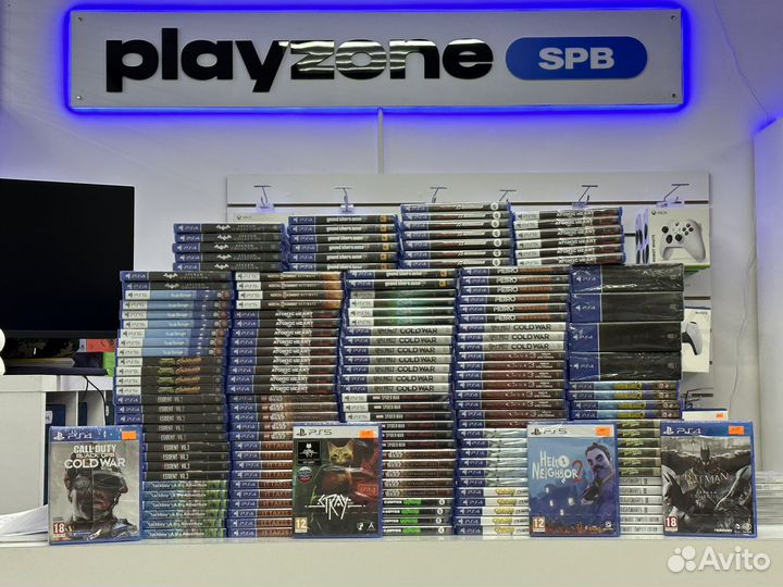 Огромный ассортимент новых дисков PS4/PS5