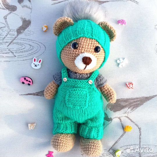 Мишка игрушка ручная работа