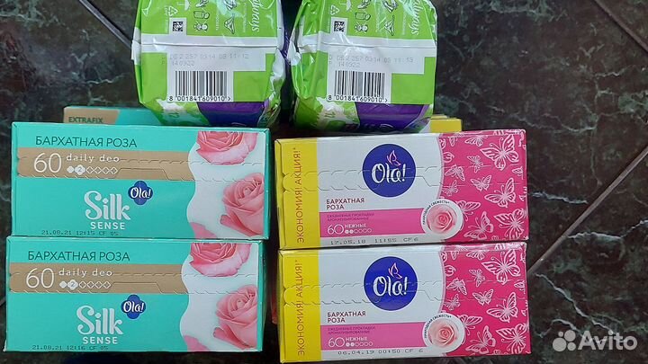 Прокладки женские OLA, airways, новые в упаковке