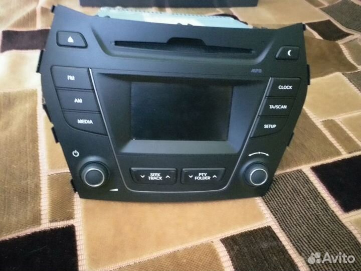 Штатная магнитола на Хендай Санта Фе 3