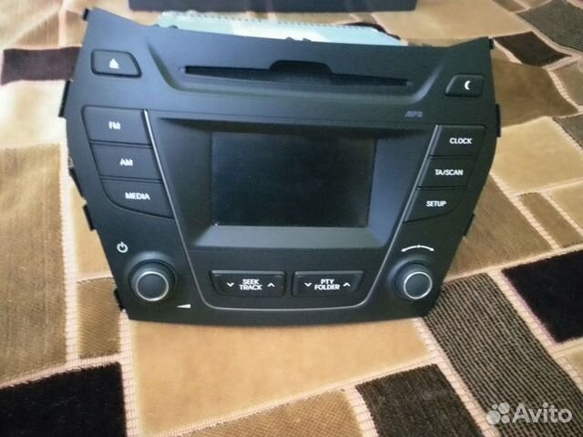 Штатная магнитола на Хендай Санта Фе 3