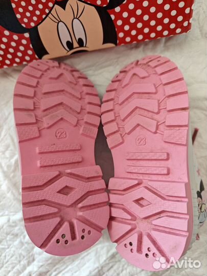 Ботинки демисезонные для девочки Дисней