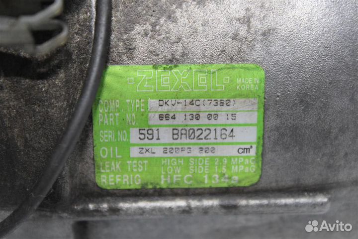 Компрессор Кондиционера Ssang Yong Kyron