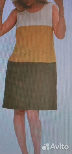 Платье летнее льняное сарафан