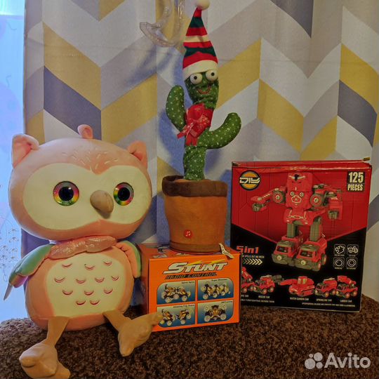 Игрушки новые,робот трансформер,машинка переверты