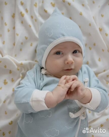 Чепчик для новорожденного