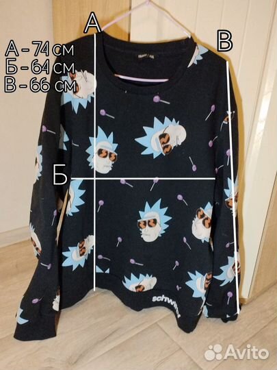 Свитшот Рик и Морти