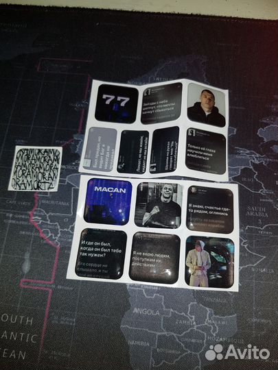 3D наклейки Macan