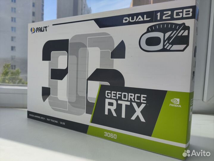 Видеокарта Palit nvidia GeForce RTX 3060 dual OC