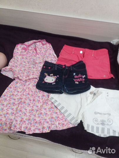 Детские вещи пакетом для девочек 116 122