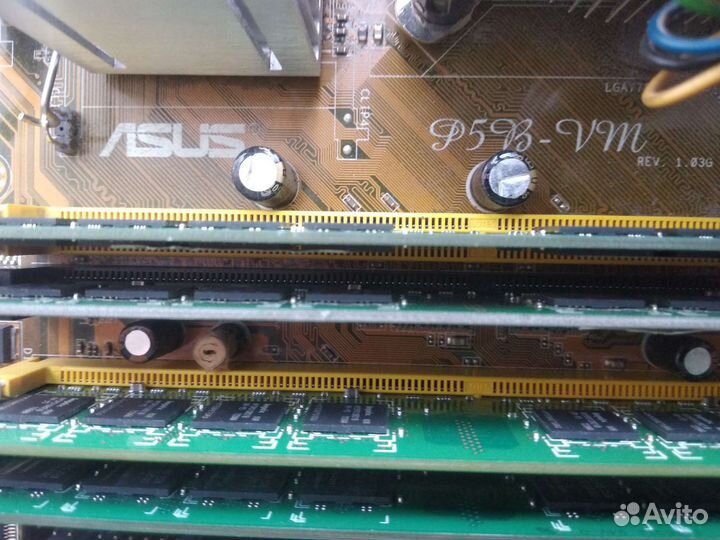 Материнская плата asus p5b - vm