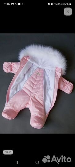 Зимний комбинезон и шапка