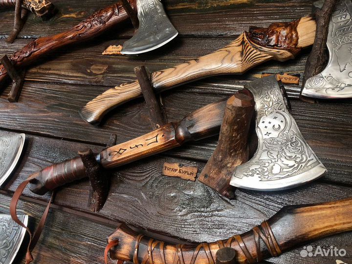 Эксклюзивные топоры ручной работы