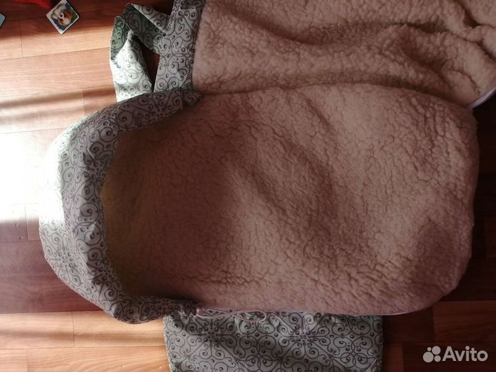 Конверт на выписку зимний из овчины