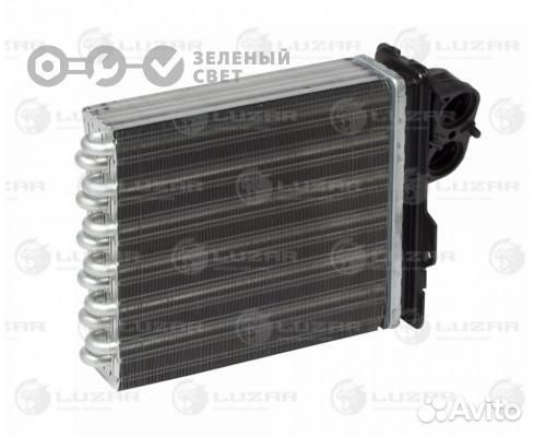 Luzar LRH0998 Радиатор отопителя renault logan/dus