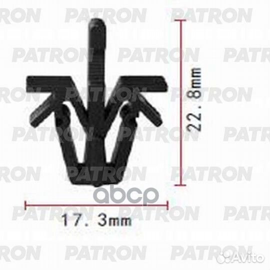 P37-0981 patron Клипса пластмассовая P37-0981 P