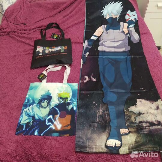 Аниме фигурки,веера, брелок, коврик для мыши