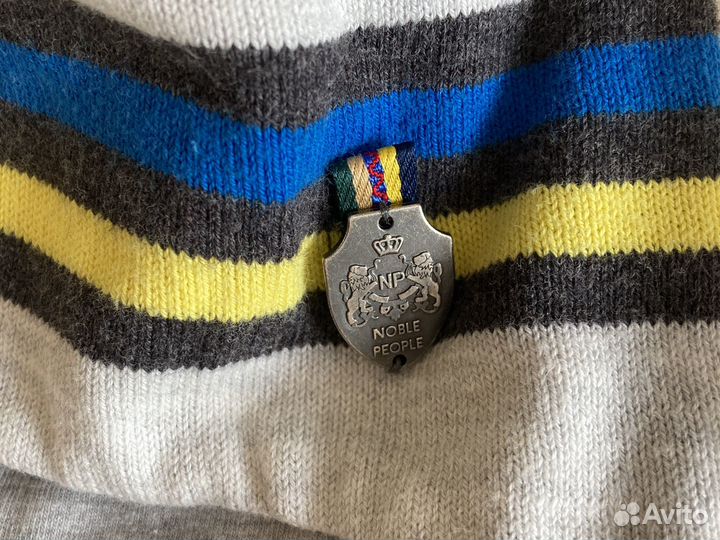 Шапка на завязках демисезонная для мальчика