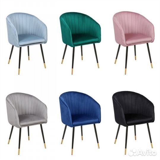 Стул велюровый Мэри