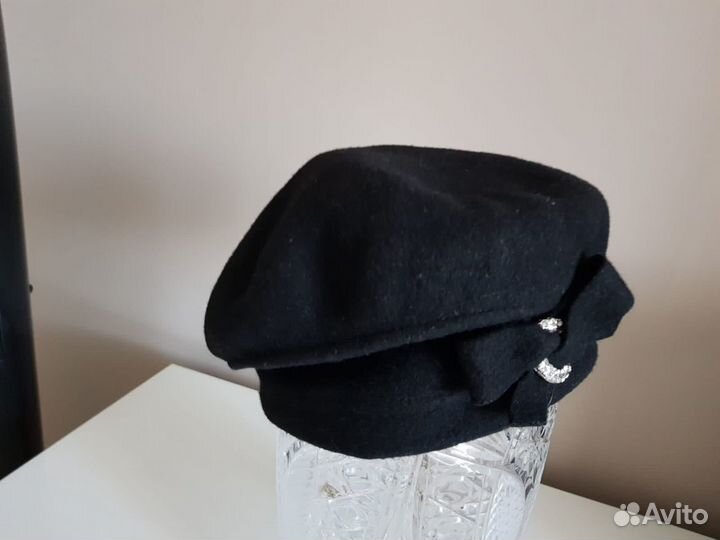 Берет женский, шерсть 100