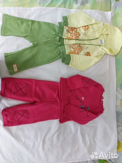 Вещи пакетом для девочки 74 80