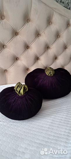 Тыквы-подушки декоративные для интерьера