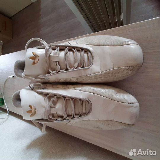 Adidas мужские кроссовки кожаные