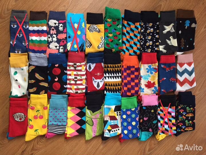 Носки с принтом да