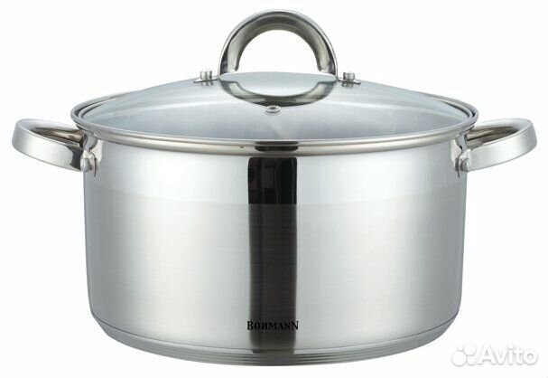 Кастрюля нержавеющая 7,7, 57814