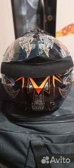 Мотошлем кроссовый детский